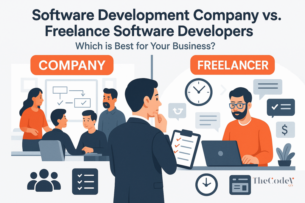 Software Development Company vs. Freelance Software Developers: Which is Best for Your Business?