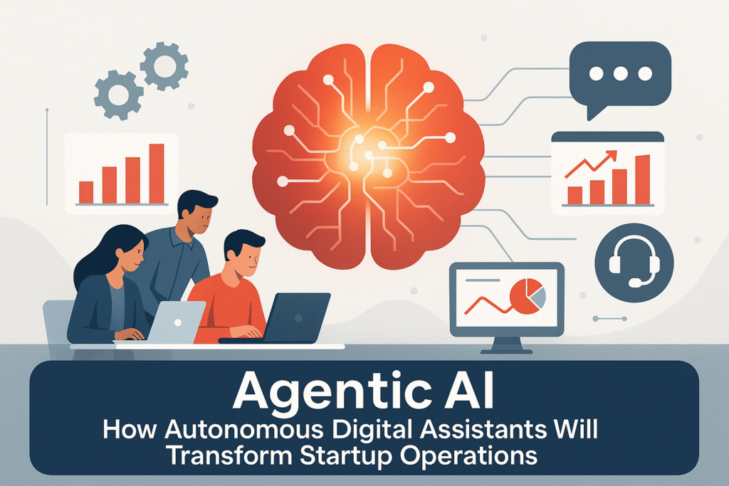 Agentic AI transforming startup operations with autonomous digital assistants for sales, marketing, customer service, and innovation – TheCodeV blog