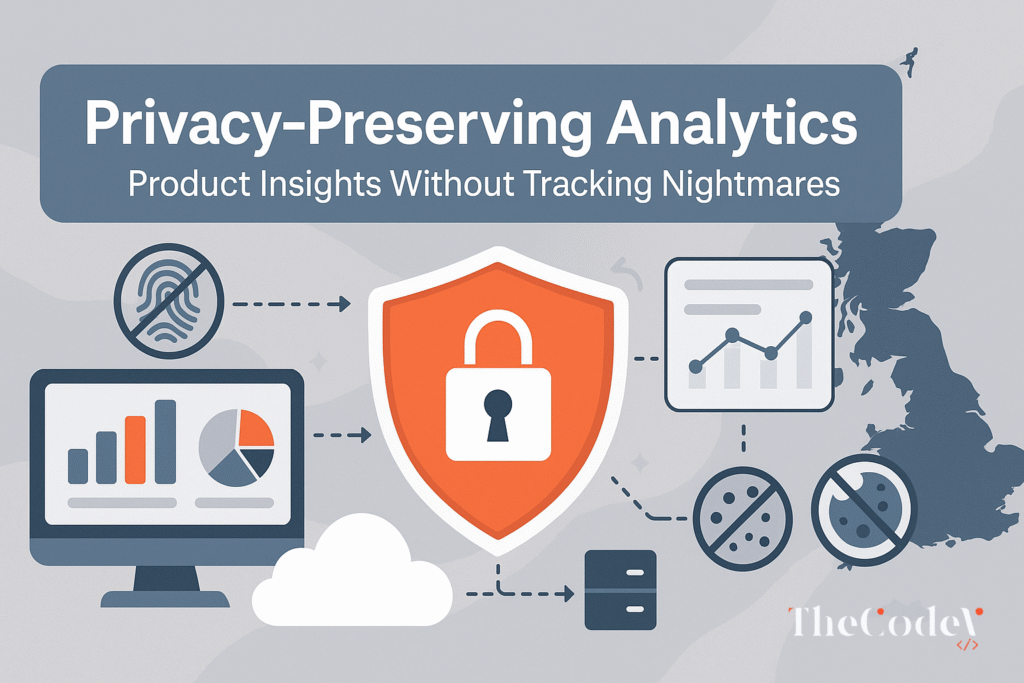 Featured image showing privacy-preserving analytics for UK businesses with data protection, anonymous tracking, and compliance-friendly insights.