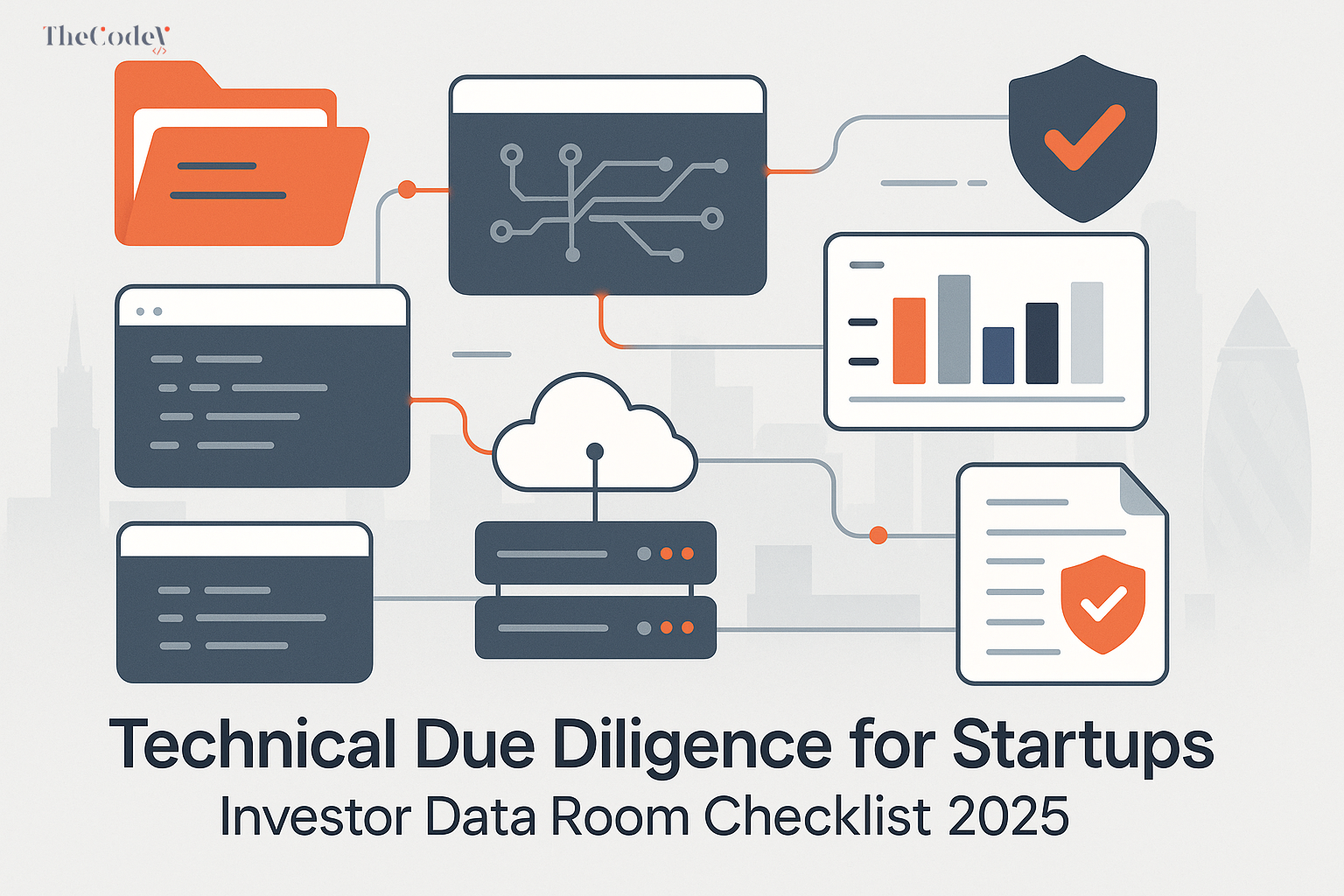 technical due diligence for startups investor data room checklist UK