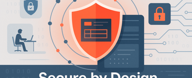 Illustration showing secure by design for startups — data protection, threat modelling, and privacy-first engineering in UK app development.